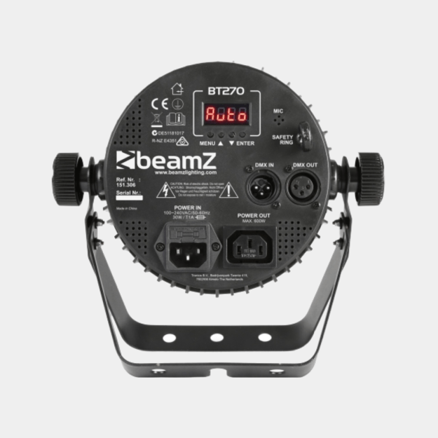 BeamZ BT270 LED Flat Par 7x6W 4-in-1 RGBW