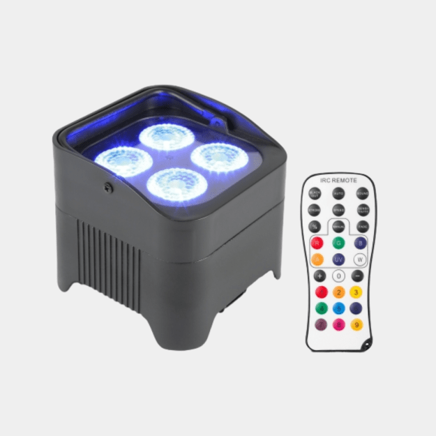 BeamZ BBP94 Led Par 4x 10W su akumuliatoriumi